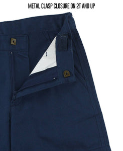 Boys Dark Navy Lightweight Chino Shorts