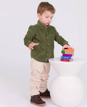 Load image into Gallery viewer, Boys Khaki Stretch Chino Pants
