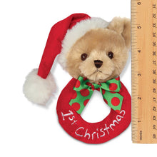 Load image into Gallery viewer, Baby&#39;s 1st Christmas Ring Rattle
