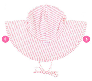 Pink Seersucker Swimhat