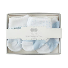 Load image into Gallery viewer, Newborn Blue Socks

