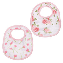 Load image into Gallery viewer, Rose Muslin Bibs
