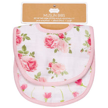 Load image into Gallery viewer, Rose Muslin Bibs
