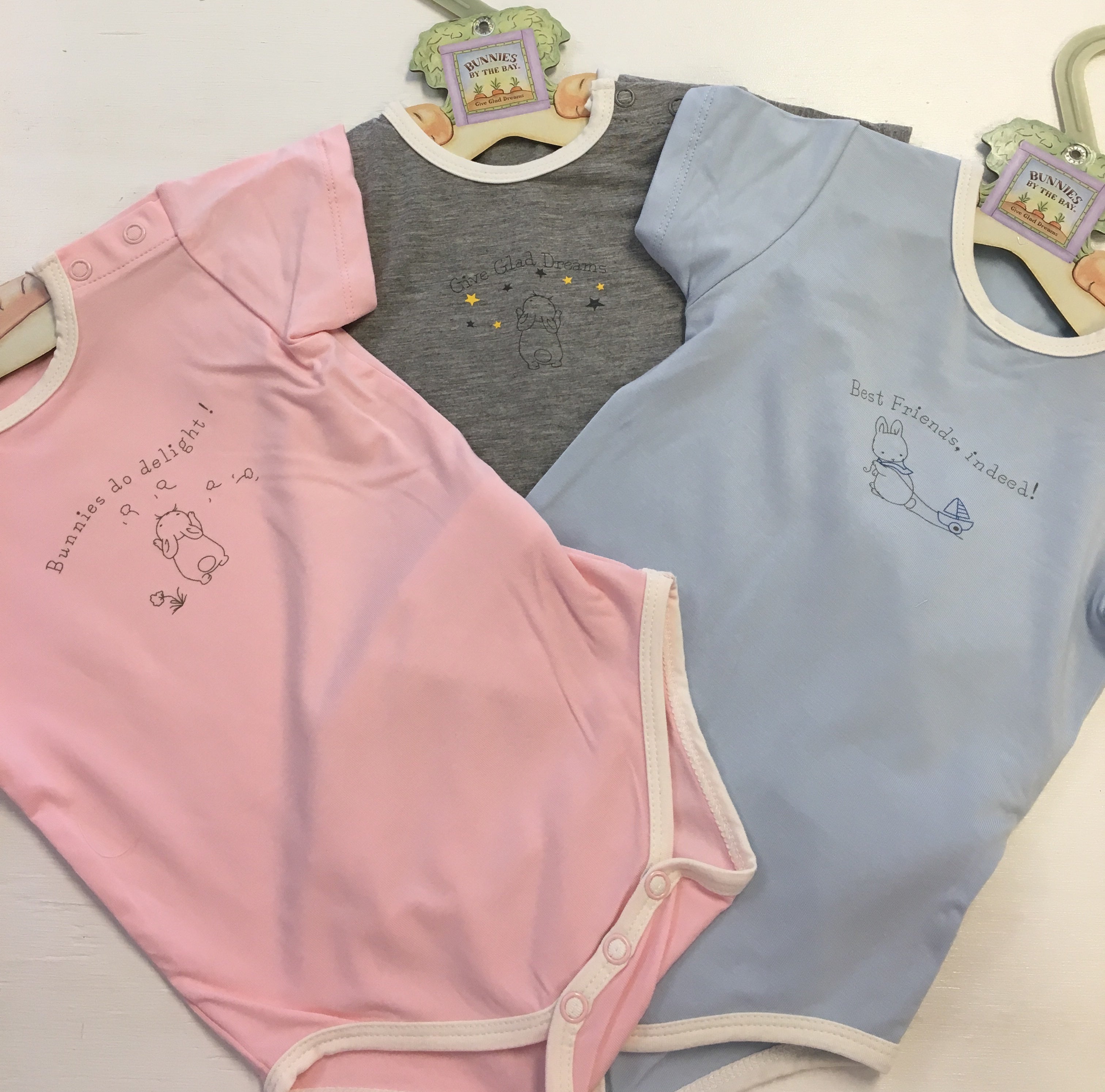 Bunnies by the Bay Bunny Onesies – Just Baby