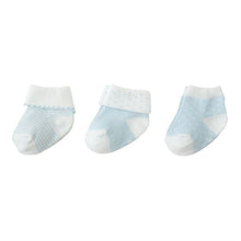 Load image into Gallery viewer, Newborn Blue Socks
