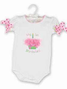 Girl's First Birthday Onesie