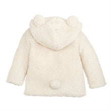 Load image into Gallery viewer, Ivory Sherpa Lambie Coat
