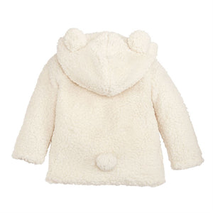 Ivory Sherpa Lambie Coat