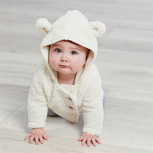 Load image into Gallery viewer, Ivory Sherpa Lambie Coat
