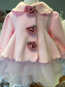 Rose Fleece Coat for Baby