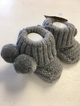Load image into Gallery viewer, Gray Knit Booties
