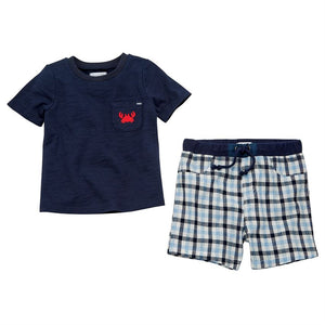 Crab Shorts & Tee Set
