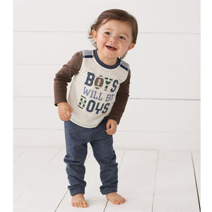 Boys Will Be Boys Top and Pant Set